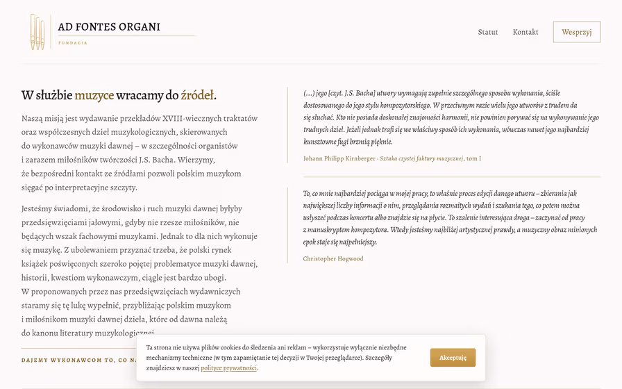 adfontesorgani.pl Desktop