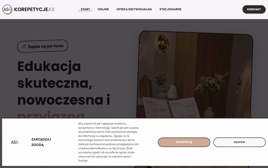 KorepetycjeAS.pl Desktop