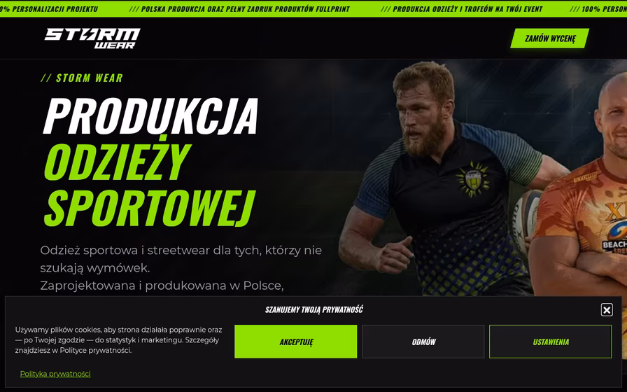 stormfactory.eu Desktop - Dedykowany System Web